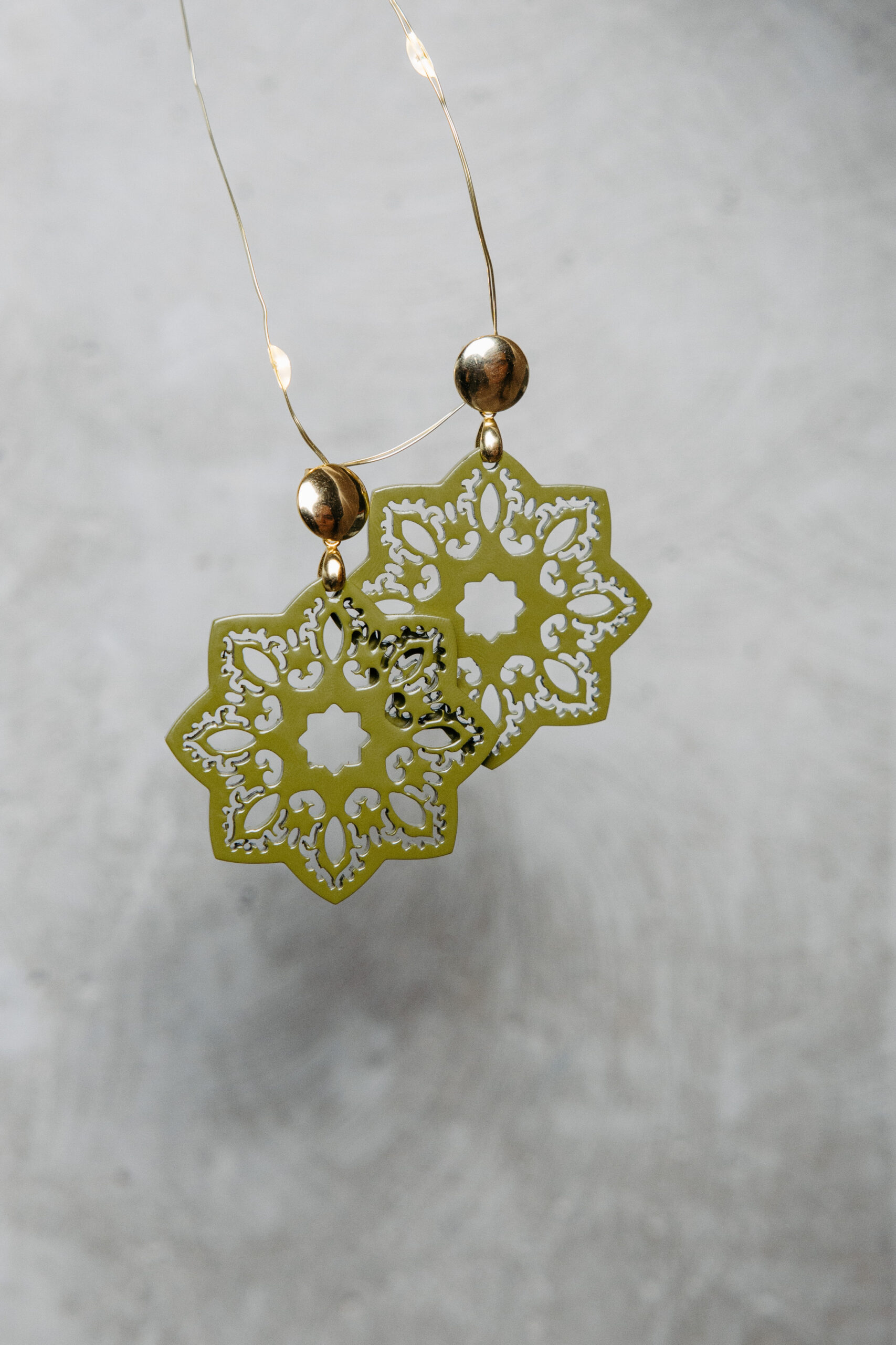 Winterstern Ohrringe